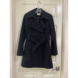 laundry by shelli segal women wool blend overcoat size 2